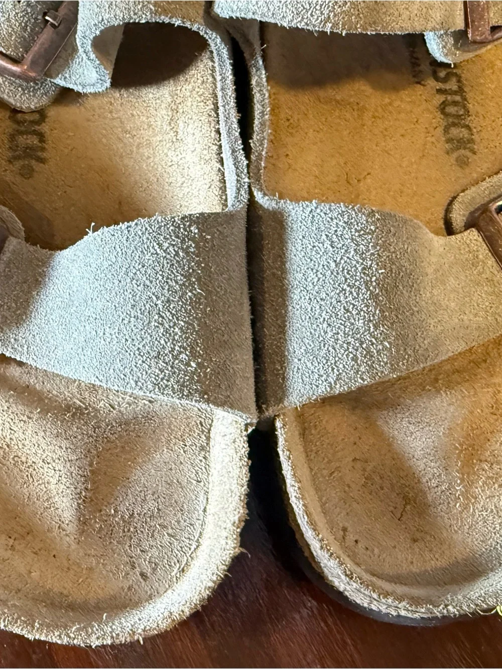 Birkenstock Men's Arizona Sandals in Taupe